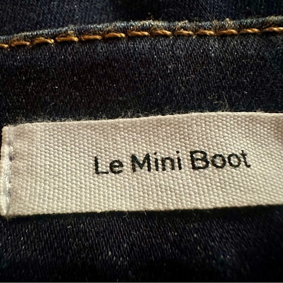 FRAME DENIM Le Mini Boot 29 Claremore Slit kick flare bootcut dark wash - Picture 5 of 9